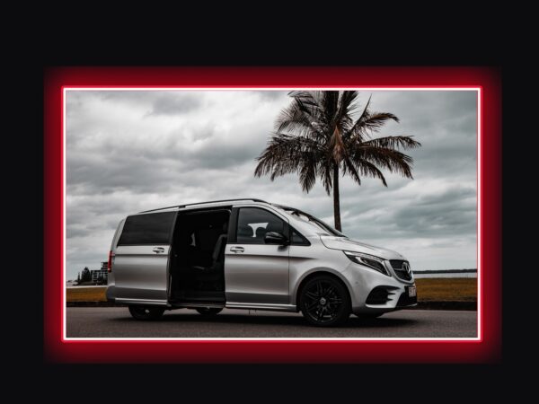 Mercedes V250 8 Seat Car Hire Gold Coast Brisbane Byron Bay Sunshine Coast